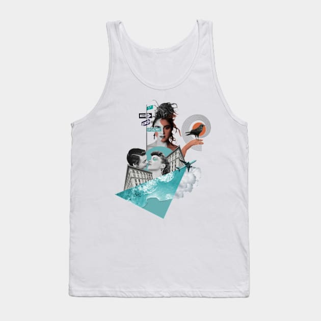 Madonna Collage Tank Top by Khaletskaya 